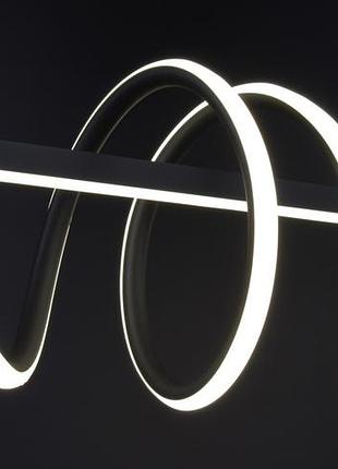 Люстра подвесная led 26972 черный 30-100х20х100 см.5 фото