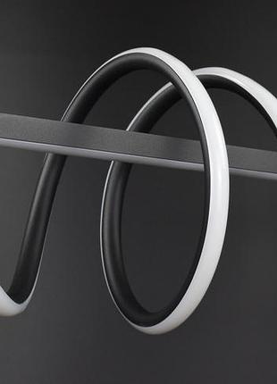 Люстра подвесная led 26972 черный 30-100х20х100 см.4 фото