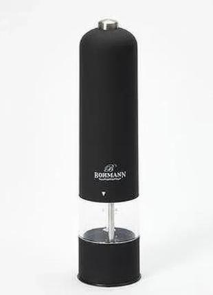 Електричний млин для спецій bohmann bh-7840-black 5.6х22.8х5.6 см чорний