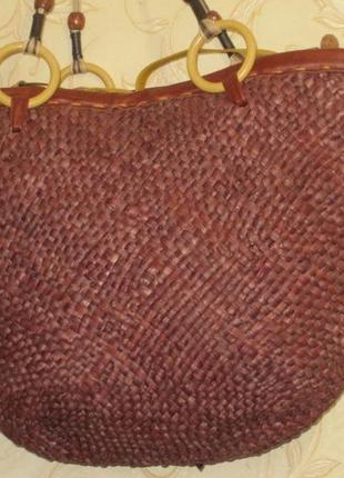 Отличная сумка из рогожки