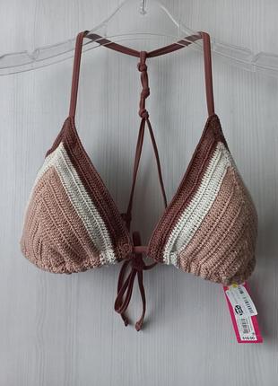 Xhilaration вязаный топ лиф купальный с вкладышами. в стиле missoni. mango zara