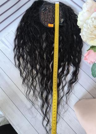 Полупарик накладка топпер макушка 100% натуральный волос.