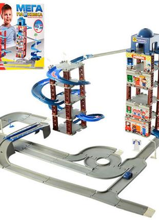 Трек-паркинг с машинками metr plus 922-5 6 этажей