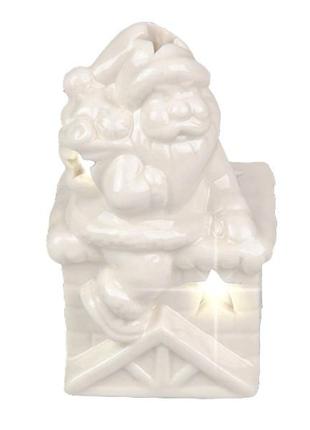 Статуэтка декоративная светящаяся lefard дед мороз 919-037 10 см