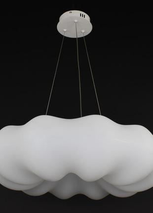 Люстра подвесная led 27241 белый 40-140х65х65 см.