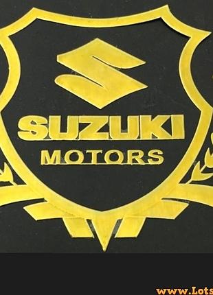 Авто значок suzuki motors наклейка на машину авто наклейки значки марки машин на кузов бампер скло двері капот крила багажник