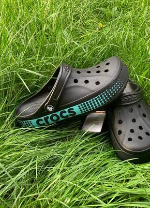 Крокси чоловічі жіночі чорні кроксы crocs m6 m8