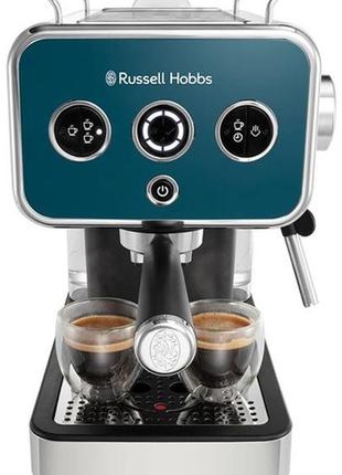 Кофеварка рожковая russell hobbs distinctions ocean 26451-56 1350 вт синяя