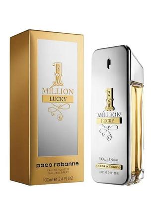 Lux мужская парфюмированная вода paco rabanne 1 million lucky (пако раббан ван миллион лаки) 100 мл
