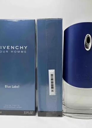 Чоловіча туалетна вода у стилі givaency blue labele 100 мл