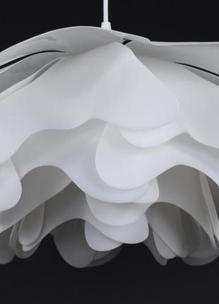 Люстра підвісна на 1 лампочку 27634 білий 35-130х45х45 см.