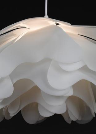 Люстра підвісна на 1 лампочку 27634 білий 35-130х45х45 см.