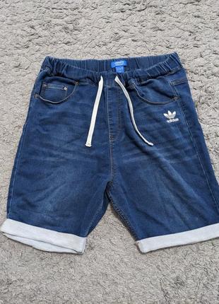 Шорти adidas, size l, стан ідеальний, півпояс резинка 41-48 бедра 62 довжина 54