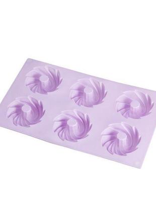 Форма силіконова для випічки кексів empire галактика em-7101 3х17х30 см