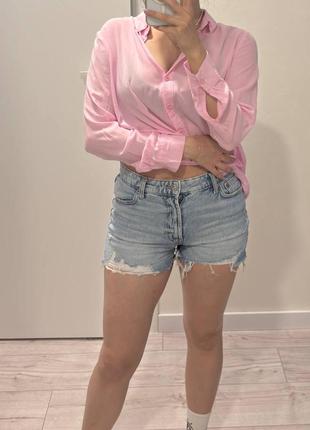 Джинсовые шорты zara 36