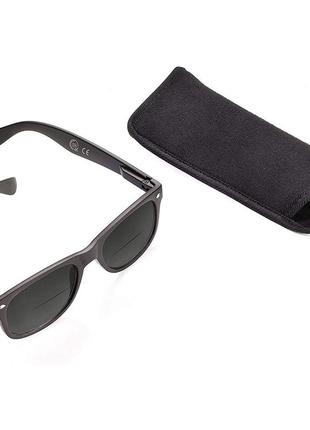 Сонцезахисні окуляри чорні troika "cdu sun" (+1)