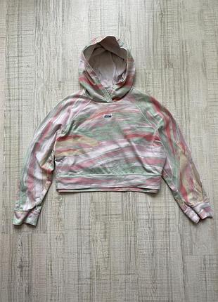 Жіноча кофта вкорочена худі оверсайз топ