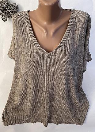 Стильна кофточка, футболка. плесування, батал