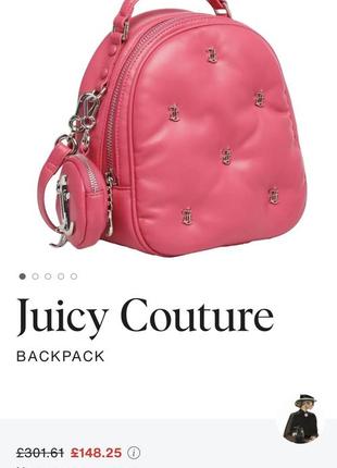Рюкзак новый оригинал juicy couture