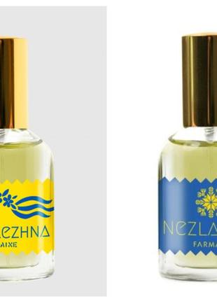 Набор. женская парфюмированная вода независимая nezaleghna + несокрушимая nezaleghna farmasi, made in ukraine