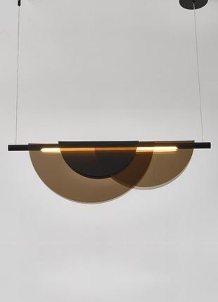 Люстра подвесная led 26727 черный 30-215х80х80 см.