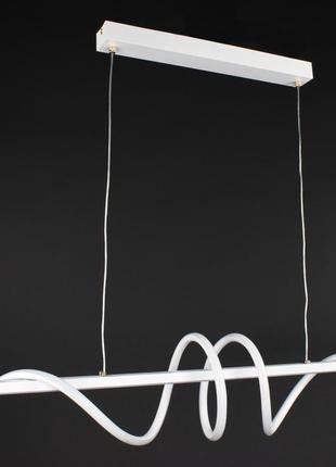 Люстра подвесная led 27357 белый 30-110х20х100 см.