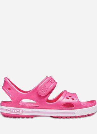 Сандалии детские crocs crocband ii sandal ps 14854 electric pink4 фото