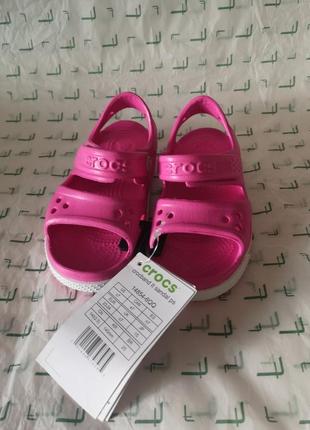 Сандалии детские crocs crocband ii sandal ps 14854 electric pink5 фото
