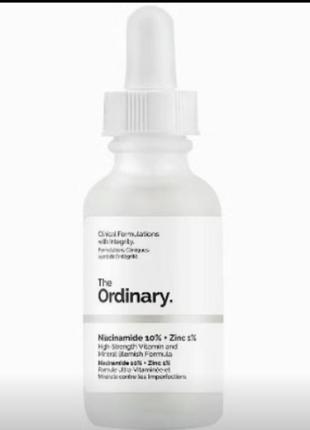 The ordinaty,niacinamide10% zinc 1%,канада. 30 мл.