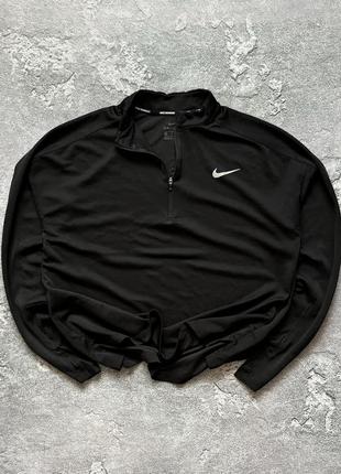 Nike m найк женская черная термо термо термо рашгард длинный рукав для спорта спортивная