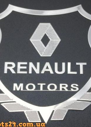 Авто значок renault motors наклейка на машину авто наклейки значки марки машин на кузов бампер скло двері капот крила багажник