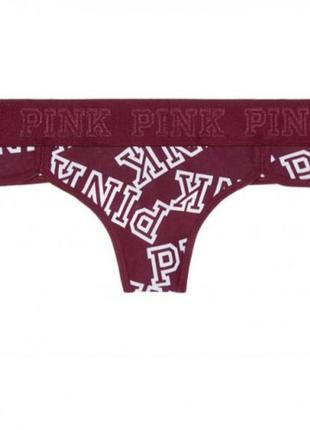 Трусики стринги pink victoria's secret