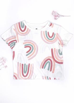 Детская футболка для девочки h&m