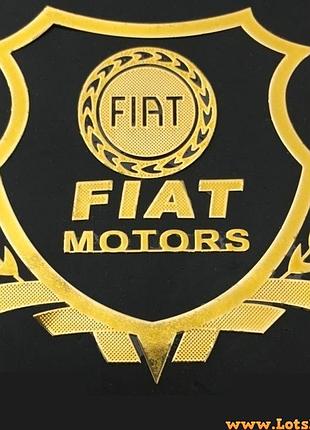 Авто значок fiat motors наклейка на машину двери авто значки марки машин наклейки на бампер стекло капот