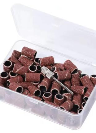 Насадка для фрезера + набір барабанів 80 гритів, 90 шт.