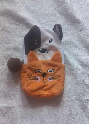 Пінал.кіт-пес.косметичка.пінал  для констоварів