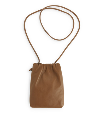 Шкіряна сумочка через плече arket 1241517 - 0022 фото