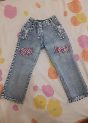 Джинси для дівчинки,джинсы для девочки2 фото