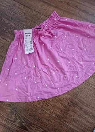 Стильная хлопковая юбка-бюбка-pecco