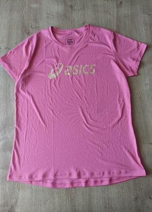 Фирменная женская спортивная футболка asics, оригинал. размер m.