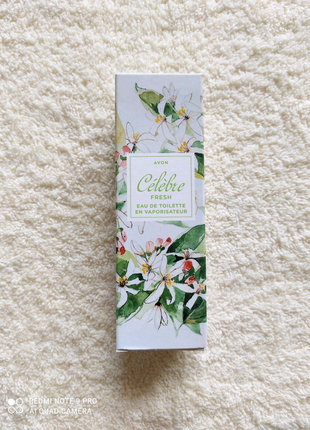 Туалетна вода celebre fresh avon