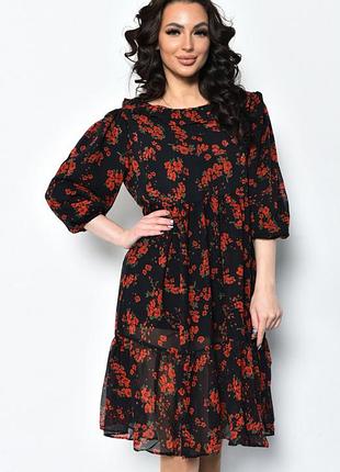 Женское шифоновое платье