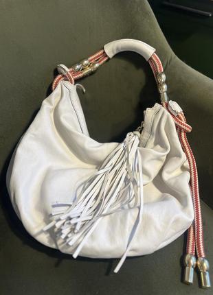 Сумка gucci acapulco leather Glasses bag white