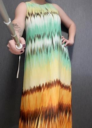Красочное платье из вискозы sweet miss 12-14/ l-xl размер