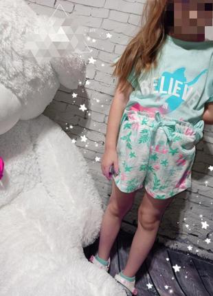 Костюм, комплект літній на дівчинку 3-4 роки, disney