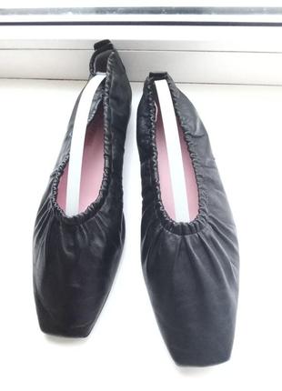 Іспанські, круті балетки pretty ballerinas — шкіра р. 40 - 26 см. ідеал.стою2 фото