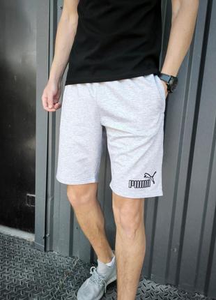 Мужские шорты puma серые, черные