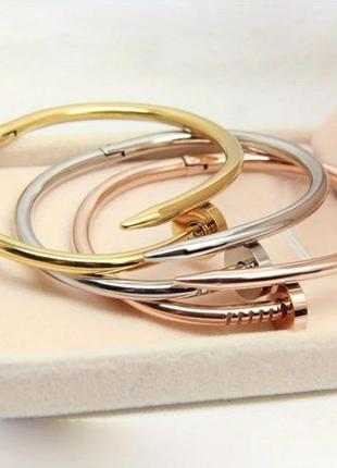Браслет гвоздь в стиле cartier