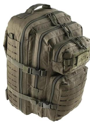 Рюкзак mil-tec assault laser cut 36 l olive koyote  штурмовий рюкзак, сучасна модель5 фото