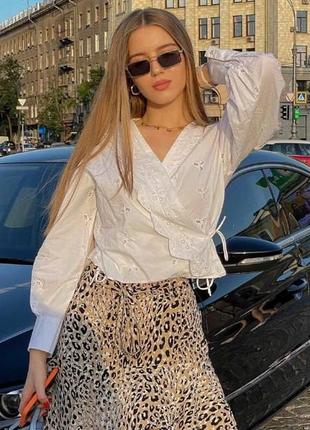 Белая рубашка / блуза зара zara